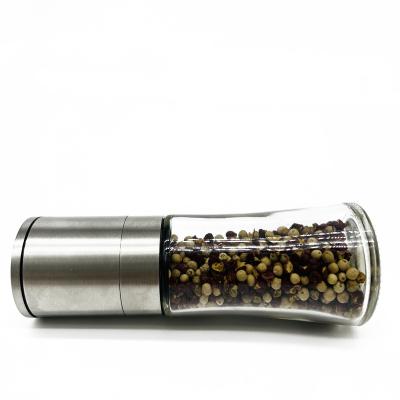 China Viable Hot Pink Manual Grinder Stainless Steel Himalayan Pepper Grinder Salt and Pepper Set for sale