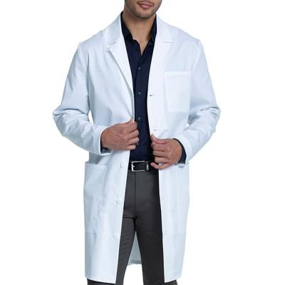 China Hospital Eithexu High Quality Nursing Lab Coat Fabric With Waterproof Lab Coat Custom Made Lab Coat With Cuff for sale