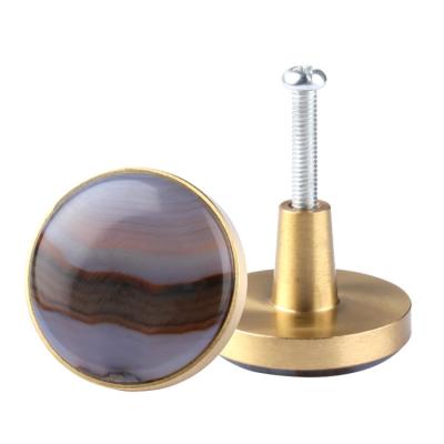 China Modern Contemporary Kitchen Decor Accessories Buffet Hardware Tools Door Knobs Gemstone Mushroom Drawer Knobs For Furniture for sale