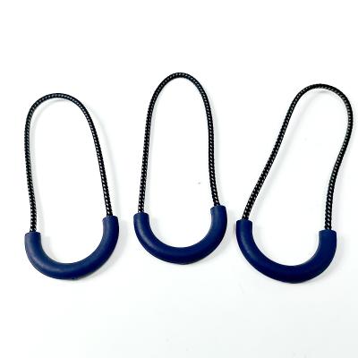 China Eco-friendly Bilateral Zipper Slider Zipper Puller Factory Wholesale For Tent China Bags Shoes Reflective Jump Point Rope for sale