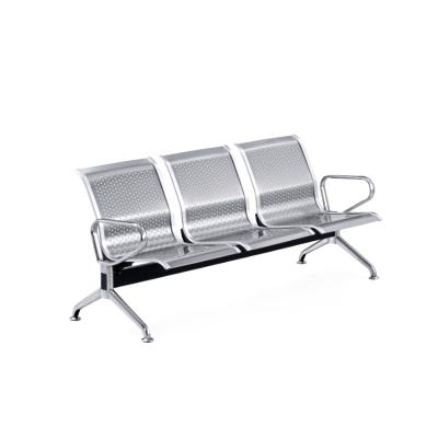 China Modern High Quality Stainless Steel Tandem 2 Seat Public Waiting Chair W9701 for sale