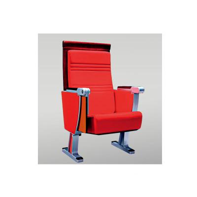 China Modern Fashion Auditorium Cinema Chair With Wooden Marking Board W6330 Famous Cinema Chair for sale