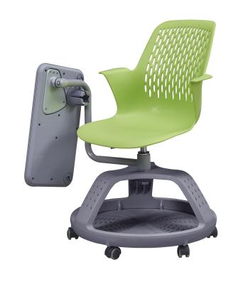 China 2021 Strong New Modern Design School College Chair With Notepad WDX03+03D Student Chair for sale