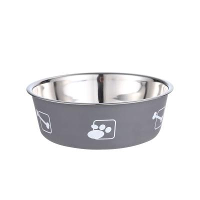 China Durable Freestanding Boomer 8 Stainless Steel Dog Bowl, Non-Slip Dog Bowl, Holds 64 oz Dog Bowl Iron Dog Bowl for sale