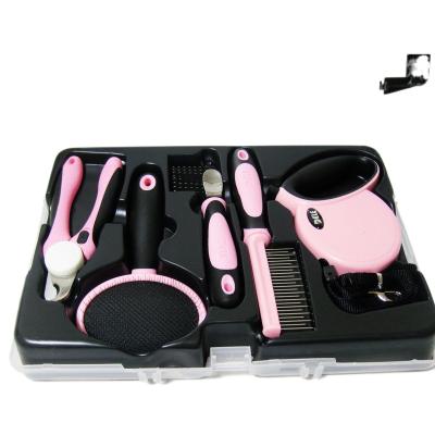 China Best Selling High Quality Sustainable Pet Grooming and Cleaning Tools Pet Grooming Kit (5pcs/kit) for Dogs and Cats for sale