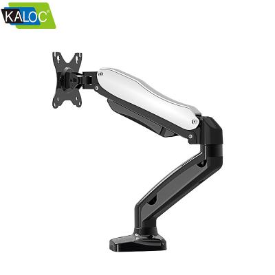 China Adjustable Height V10 Aluminum Monitor Desk Mount For 17 To 27 Inch Monitor for sale