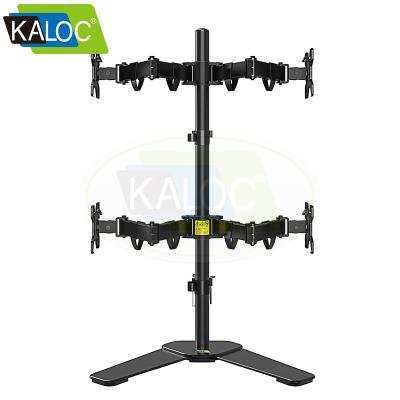 China Bedroom/desk KALOC KLC-DW240-T 4 in 1 multifunctional laptop arm for vesa 75*75-100*100mm monitor mount for sale