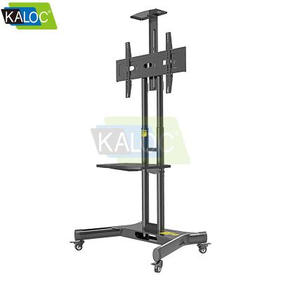 China SPCC Factory Direct Sale Black Best Price 100x100~600x400mm Mobile TV Cart for sale