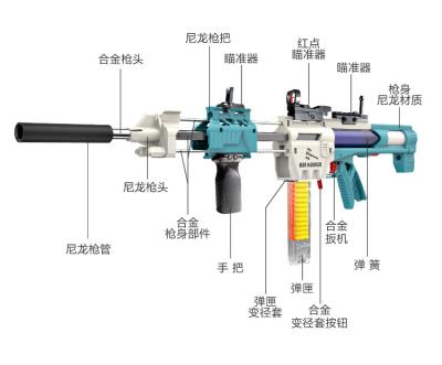 China Wholesale Custom Soft Toy Plastic Gun Bullet Bullet High Value Soft Toy Gun For Children for sale