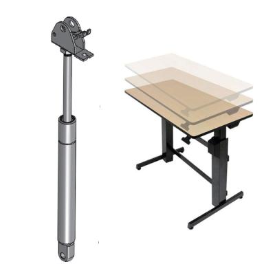 China Cylinder JP Locking Gas Spring With Screw For Table Lift Gas Spring Adjustable Height Lift Sit Stand for sale