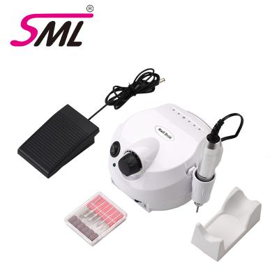 China SML Table Nail Polisher Nail Polisher Nail Drill Pedicure Machine 30000 RPM Professional Low Noise Electric Nail Drill Machine for sale