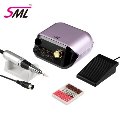 China Professional Manicure SML Nail Care Nail Drill Machine Manicure Pedicure Kit 35000RPM Electric Nail Art File Drill for sale