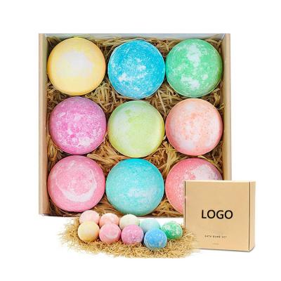 China Natural Ingredients Private Label Christmas Bubble Vegan Donut Colorful Cupcake Kids Organic Fizzy CBD Bath Bombs 100mg Gift Set 12 Bath Bomb for sale