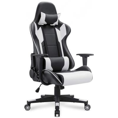 China Hot Sale Gaming Chair Gamer Chair Leather Computer Gaming Rotating Chair With Footstool for sale