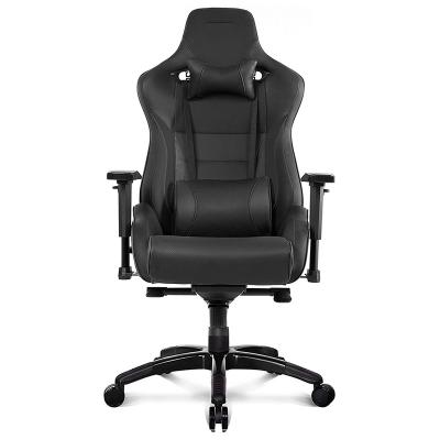 China Rotation Racing Ergonomic Gaming Chair High Back PU Gaming Chair Computer Gaming Chair Black Leather for sale