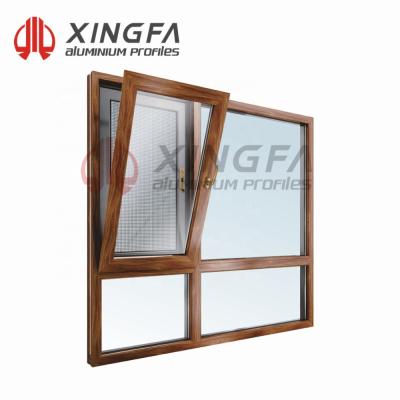 China Swing Swing Aluminum Xingfa 105 Side-hung Double Window Profile for sale