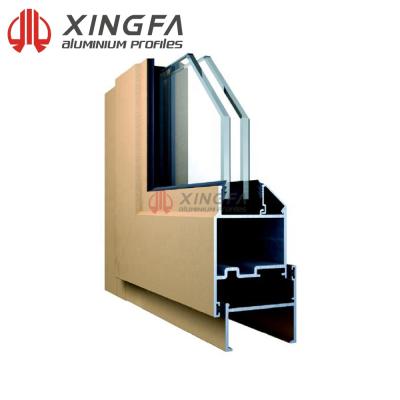 China Swing Aluminum Casement Door Aluminum Swing Profiles Xingfa Foshan for sale