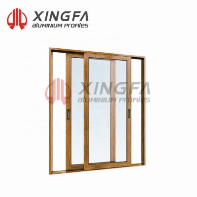 China Modern Xingfa 105 Modern Sliding Door Interior Aluminum Profile for sale