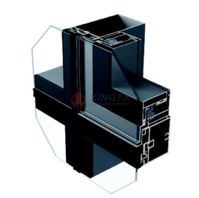 China Glass Wall Aluminum Glass Wall Xingfa Curtain Wall For Building for sale