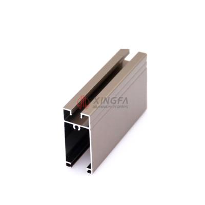 China Other Other Guangdong Xingfa Rose Gold Aluminum Window Profiles Glass Frames for sale