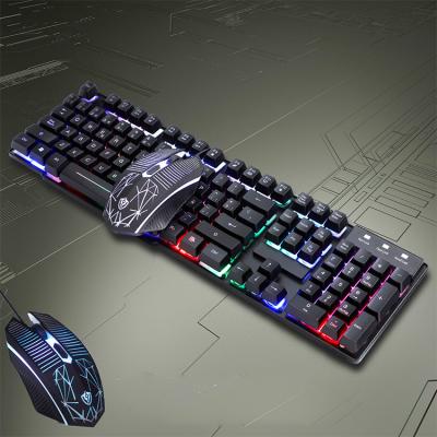 China Keyboard Capacitive Spanish Mechanical Feel Keyboard Backlit Game 19 Keys Anti-Ghosting PC Gaming Keyboard Computer Accessories for sale