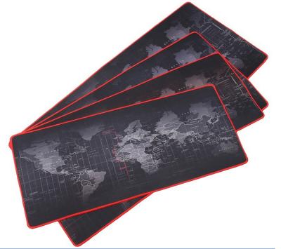 China Gamming HEATER Side Sealed 600*300*2mm World Map Mousepad for sale