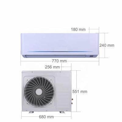 China Hotel Low Price Cooling And Indoor Heating Inverter Split Air Conditioner For Office And Room for sale