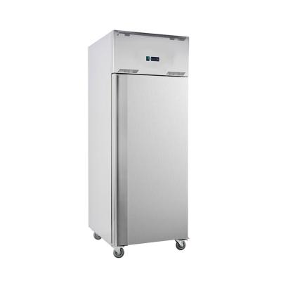 China Commercial Single-temperature 304# 580L Stainless Steel Single Door Refrigerator for sale