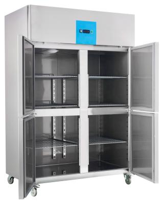 China Single-temperature Four Doors Refrigeration Stainless Steel Straight Commercial Marine Freezer Door for sale