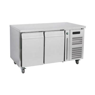 China Single-temperature 2 door commercial undercounter counter FREEZER for sale