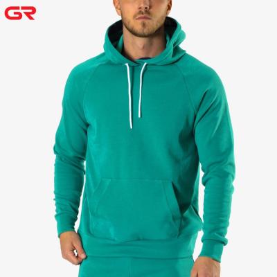 China Wholesale Stylish Contrast Drawstring Mint Green Color Anti-pilling Men's Winter Hoodies for sale