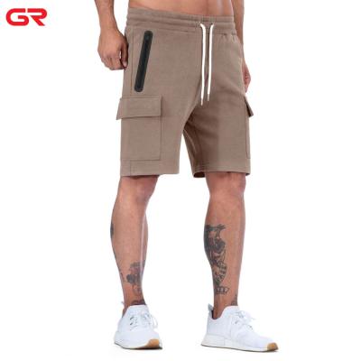 China Viable Hot Sale Jogger Shorts With Zipper Workout Wear Slim Fit Cargo Shorts For Men for sale