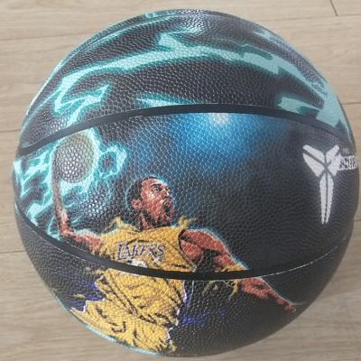 China Reflected Light / Glow In The Dark Basketball Ball Factory Wholesale Custom Promotion Basketball for sale