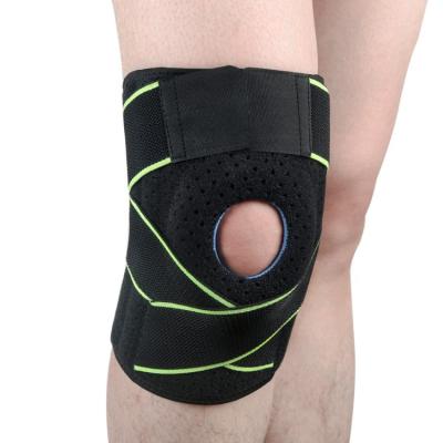 China Drop Ship China Compression Knee Brace Kneepads Adult Elastic Springs Support Basketball Volleyball Running Kneepads for sale