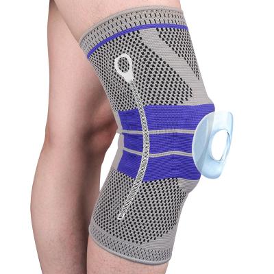 China Adult China High Elasticity Breathable Compression Kneepad Spring Support Kneepads for sale