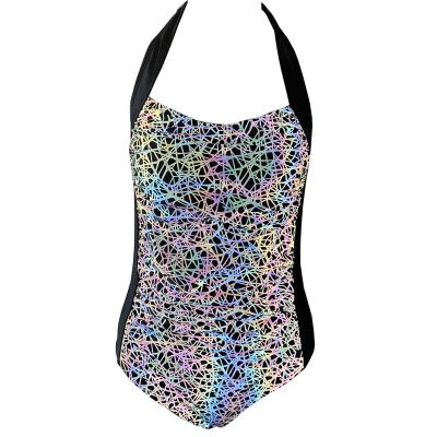 China OEM Waterproof Beach Wear Holographic Reflective Glowing Swimwear for sale