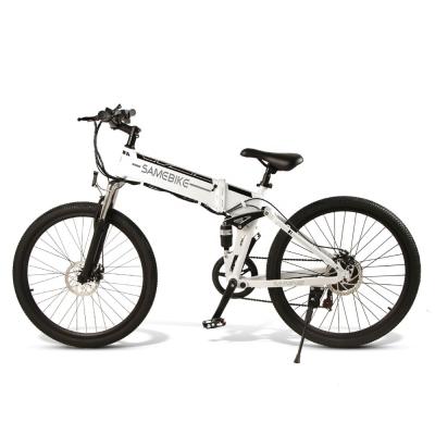 China Aluminum Alloy Suspension Mountain Frame Long Range Ebike 500W Foldable Electric Bike CEB-2601OP for sale