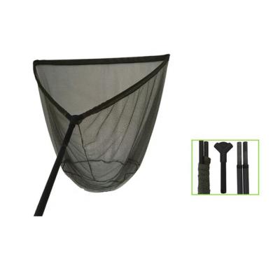 China 3K Carbon 42 Inch Green Barel Pike Carp Fishing Specimen Landing Net With Spreader Block F08-N8282 for sale