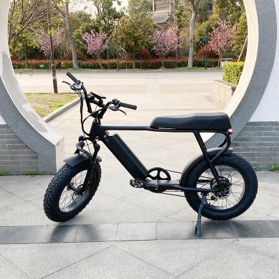 China 48V 500w Standard Popular Motorcycle Electric Bike Mountain Fat Tire E-Bike EBQK-1056 for sale