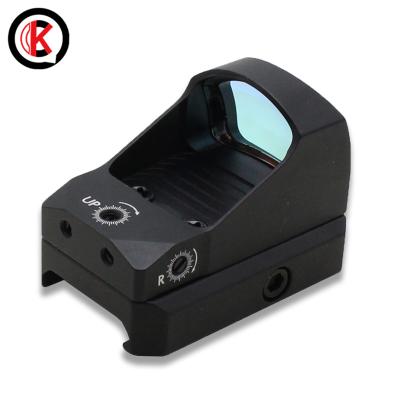 China Outdoor Adjustable Hunting Collimator Mini Red Dot Sight Optical Device Scope Reflex Tactical Hunting Sight for sale