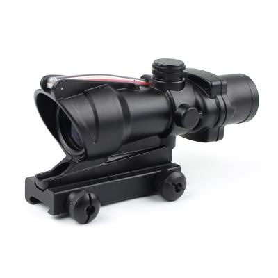 China Perfect Hunting with RMR Real Red Dot Fiber Optics Red Green Illuminated Sight Optics Tactical Scope 4X32 ACOG for sale