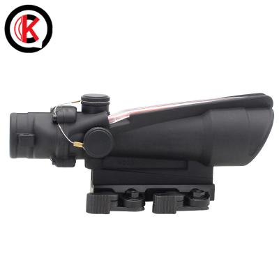 China KQ Aluminum Hunting Optics Acog 5x35 Tactical Scope Red Green Long Range Rmr Dot Sight Red Light Sight for sale