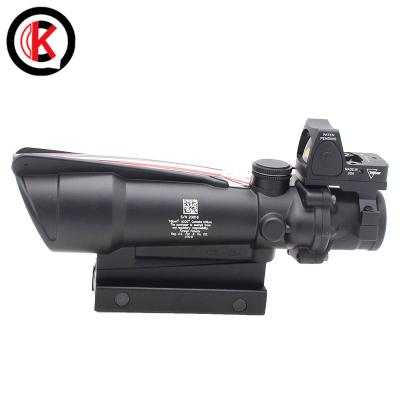 China Acog 5x35 Red Cross Scope Aluminum Fiber Optics Sight Red Rmr Dot Square For Accessories for sale