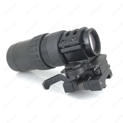 China 1.5-5X Optics Shockproof Tactical Sight Magnifier Zoom Scope With Flip To Side Mount For Hunting for sale