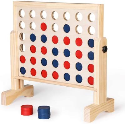 China Outdoor Wooden Entertainment Garden Game 4 In A Row Four In A Line Game 4 In 1 Line Game for sale