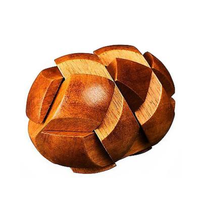 China Chridren Toys Wooden Lock Toy Brain Teaser Puzzle For Kids Clever Egg Knot Puzzle for sale