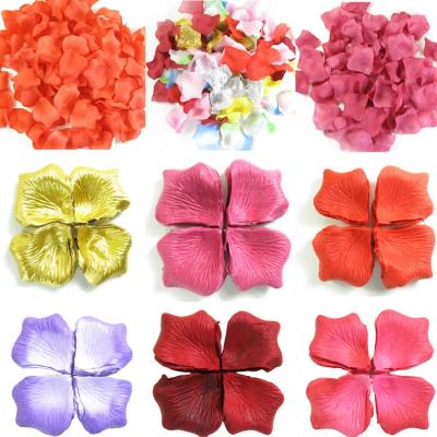 China Wedding White Rose Flower Petals Artificial Rose Petals Silk Petals Decorations YOPIN 205 White Rose Flower Artificial Rose Petals Silk for sale