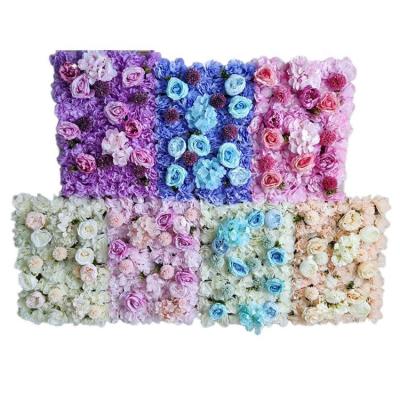 China YOPIN A06 Wedding Decoration Events Backdrop Wall Flower Panel Artificial Flower Wall Events Backdrop Flower Panel Artificial Flower Wall for sale