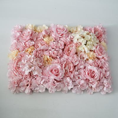 China YOPIN-107 cheap and high quality artificial wedding party decoration fabric flower wall backdrop stage wedding panel for sale