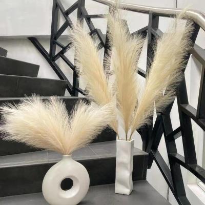 China ALH2 Fake Pampas Grass Artificial Pampas Grass Plants Artificial Pampas Grass Large Silk Pampas Grass Artificial Flowers Wedding Decoration Amazon for sale